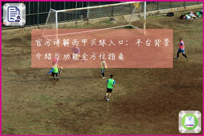 官方详解西甲买球入口：平台背景介绍与功能全方位指南